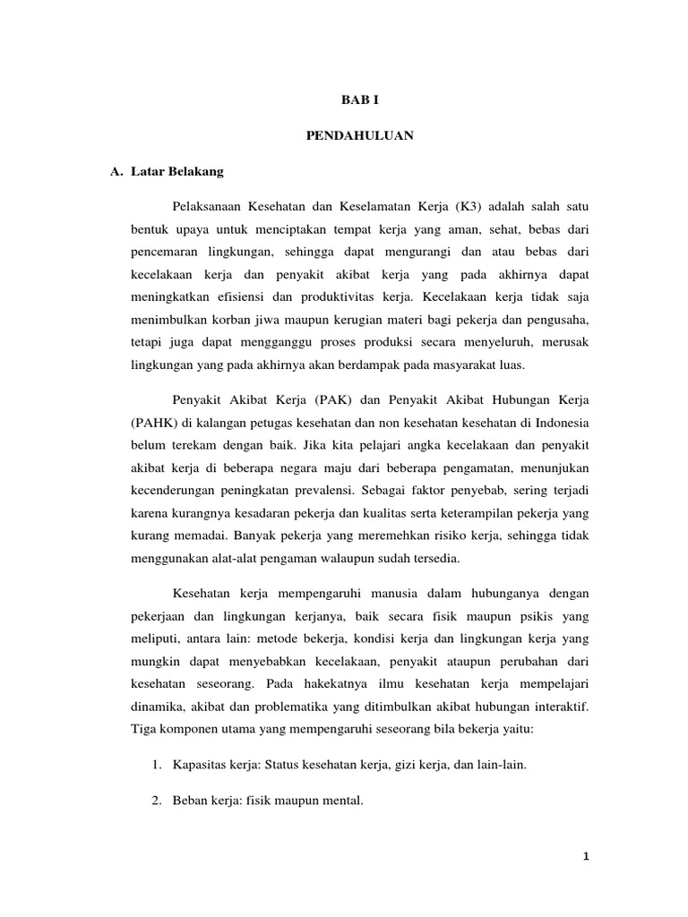 Makalah Ergonomi K3
