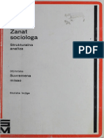 Zanat Sociologa - Strukturalna Analiza - Rudi Supek PDF