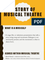 History of Musical Theatre