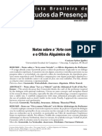 Sobre A Arte Como Veiculo PDF