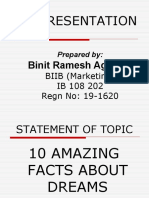 Bam Presentation: Binit Ramesh Agrawal