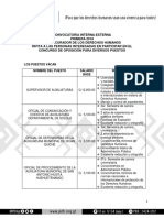 Convocatoria Mixta Enero 2018