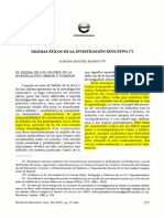 Concha 1997 - Dilemas Eticos de La Investigacion Educativa