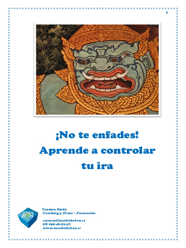 Controla tu ira y estados de ánimo | PDF | Ira | Las emociones