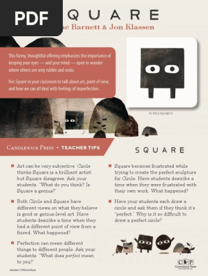 Square By Mac Barnett Jon Klassen Teacher Tip Card