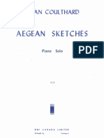 Coulthard Aegean Sketches For Piano