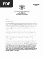 Law Enforcement Letter of Support