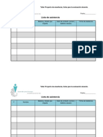 Formato de Lista de Asistencia