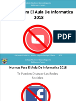 Normas para El Aula de Informatica 2018 - 802