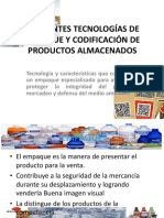 DIFERENTES TECNOLOGÍAS DE EMPAQUE Y CODIFICACIÓN DE PRODUCTOS.ppsx