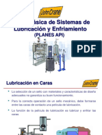 Teoría básica de sistemas de lubricación y enfriamiento (Planes API