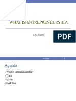 What Is Entrepreneurship?: Alka Gupta