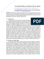 Determinação de Potencial Eólico No Estado Do Rio de Janeiro - Artigo