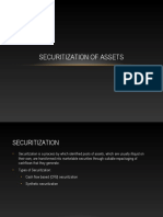 Securitization of Assets