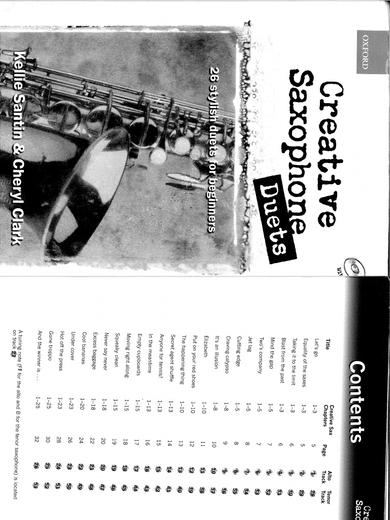 Creative Sax Duets PDF