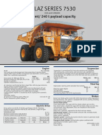 BELAZ 7530 240-Ton Dump Truck for USA and Canada