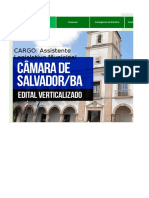 Edital-Verticalizado - Câmara de Salvador - Assistente Legislativo Municipal