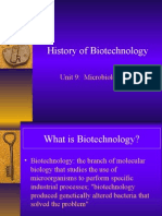 History of Biotechnology: Unit 9: Microbiology
