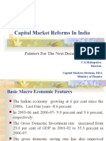 Capital Market Reforms in India: Pointers For The Next Decade