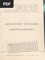 Friedman W.F. Military Crypt Analysis 1 | PDF | Cryptanalysis