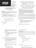 Expected Value of Random Variables