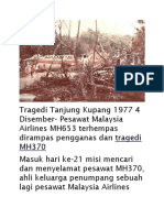 Tragedi Tanjung Kupang 1977 4 Disember