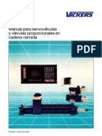 Manual para Servovalvulas y Valvulas Proporcionales en Cadena Cerrada - VICKERS PDF