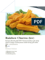 Rainbow Churros