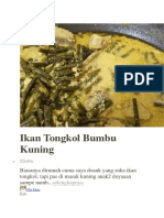 Ikan Tongkol Bumbu Kuning