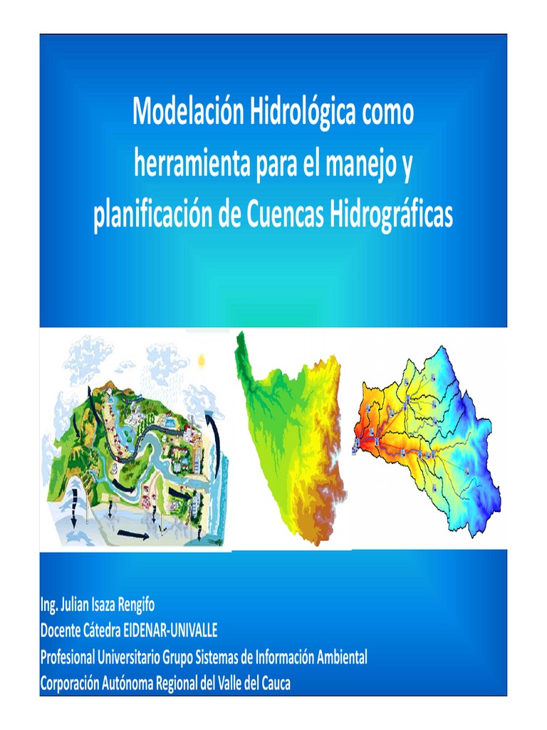 Modelación Hidrológica en Cuencas | PDF | Arc Gis | Hidrología