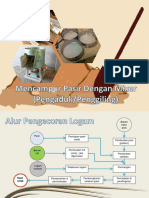 Mencampur Pasir Dengan Mixer (Pengaduk