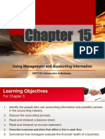 Chapter 15 Using Management and Accounting Information
