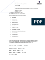 Lista Exercício de Quimica Analitica Qualitativa