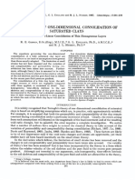 The Theory of One-Dimensional Consolidation of Saturated Clays-Gibson, England & Husey