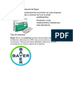 Bayer, empresa farmacéutica líder