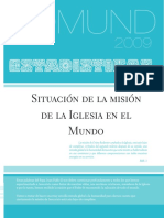 Estadisticas DOMUND 2009 Situación de Cristianos en el Mundo.pdf
