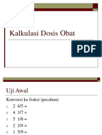 Kalkulasi Dosis Obat