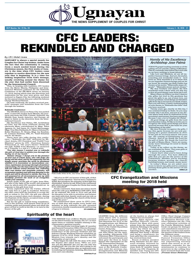 CFC Rekindle Conference 2018 Recap | PDF | Defamation | Sin