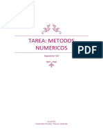 Tarea 1 - Metodos Numericos