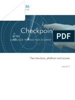 Checkpoint - Test Platform, Structure and Scores - May 2017
