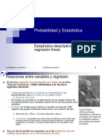 1raestadística Inferencial Bivariante y Regresión Lineal