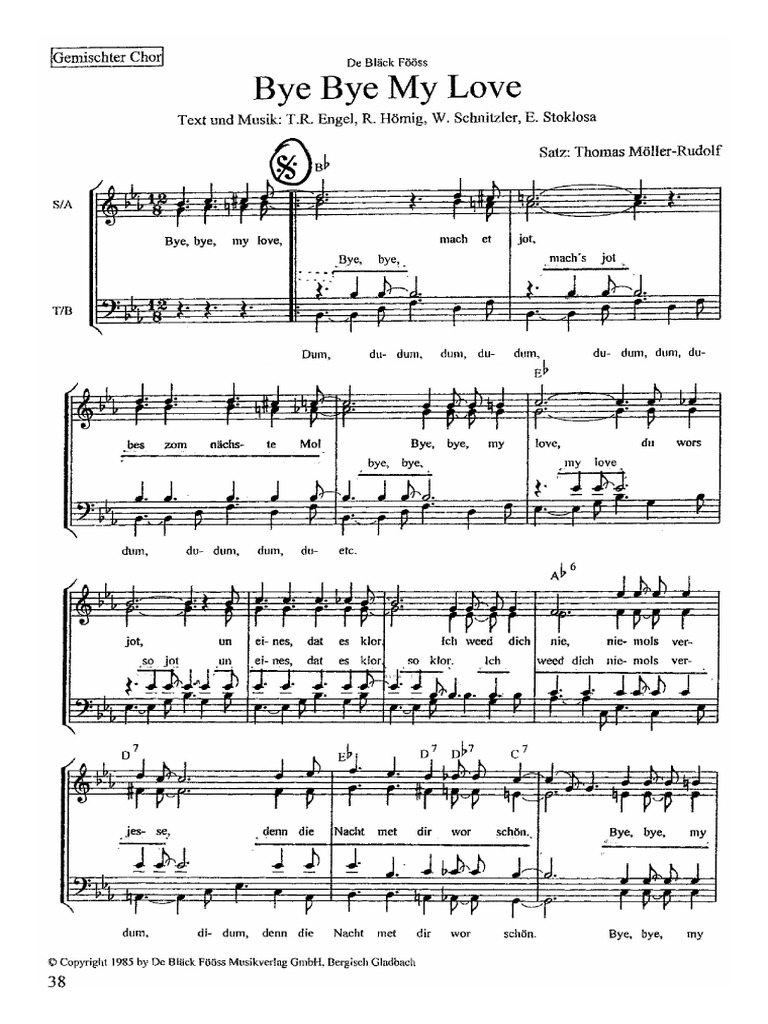 Bye Bye My Love | PDF