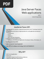 Java Server Faces Web Applications: Unit-V Internet Programming