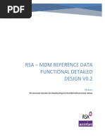 RSA - MDM Reference Data Functional Detailed Design v0 2