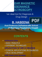 Nuclear Magnetic Resonance Spectroscopy: An Ideal Tool For Diagnosis & Drug Design