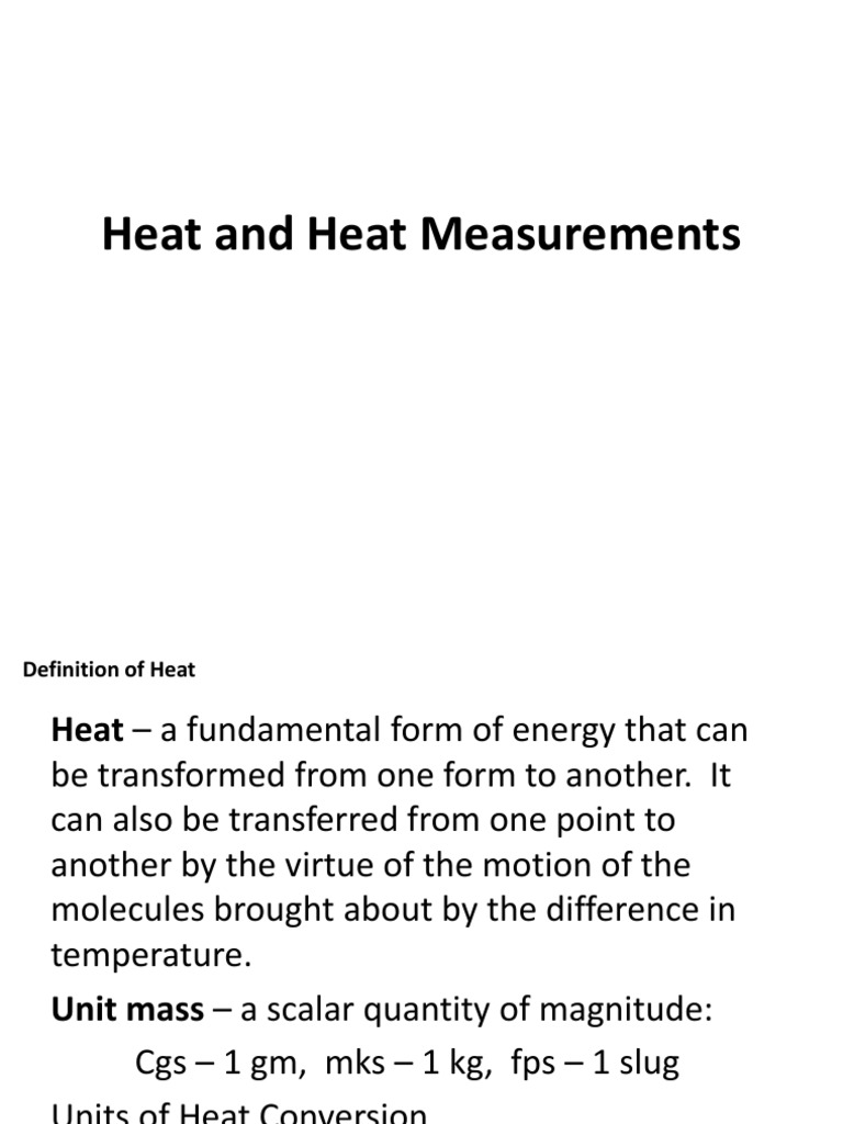 Heat and Heat Measurements | PDF | Latent Heat | Melting Point