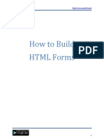 How To Build HTML Forms