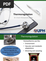 Thermoregulation & Disturbance in Extreme Condition (Dr. Erwin)