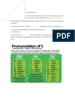 Pronunciation of Final - S