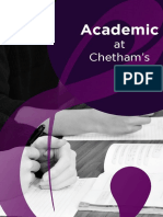 Academic at Chetham's